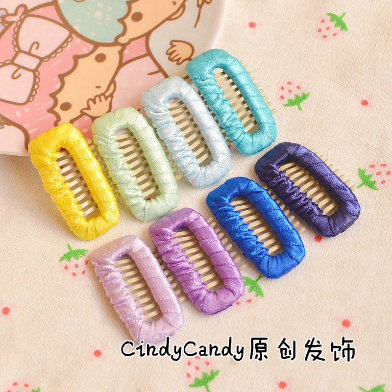 50PCS Wide Plain Needle Comb Clip BB Hairpin hair clip Tactic leave hair clip to Yorkshire headdress pet accessories