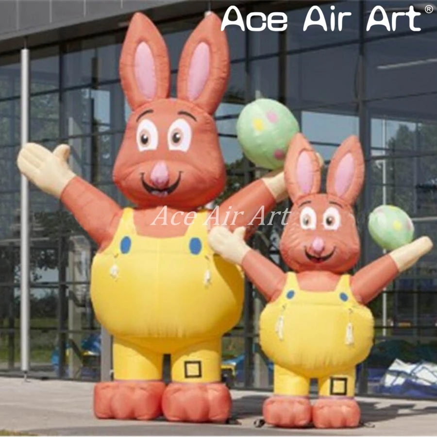 Giant Inflatable Rabbit Bunny Replica Rabbit Model for Outdoor Promotion Made in China