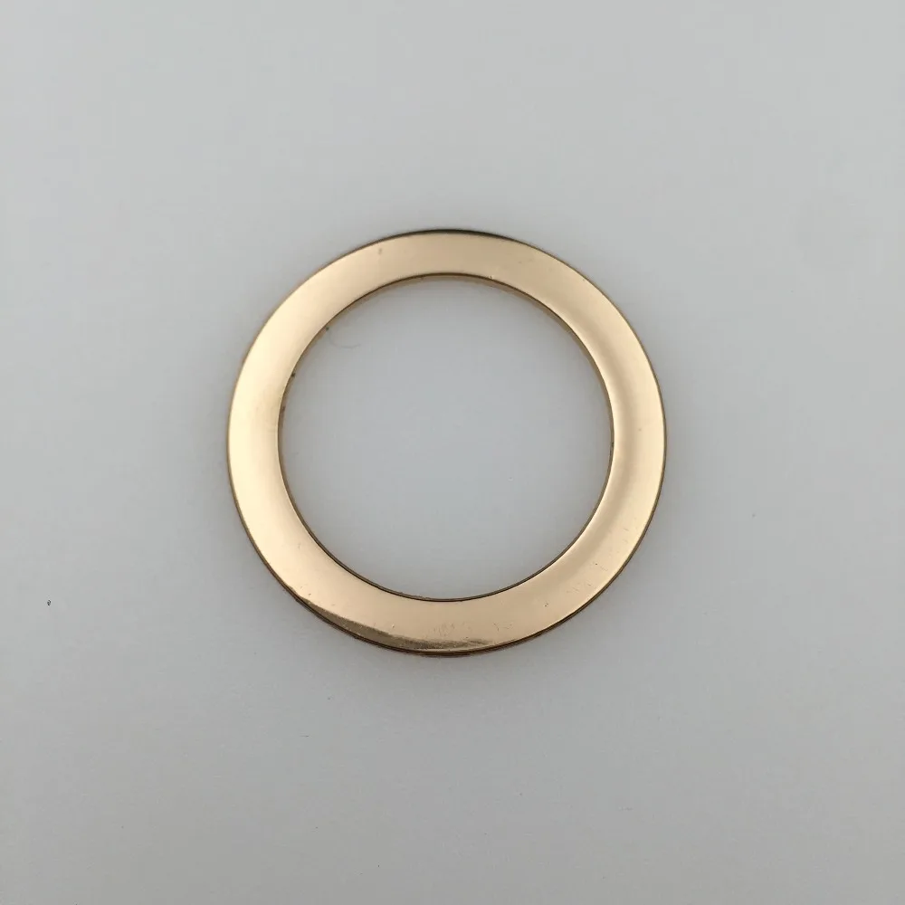 50pcs/lot inner size 24mm Light Gold Swimwear ring Bikini Alloy Ring Swimsuit DIY accessories bikini rings connectors