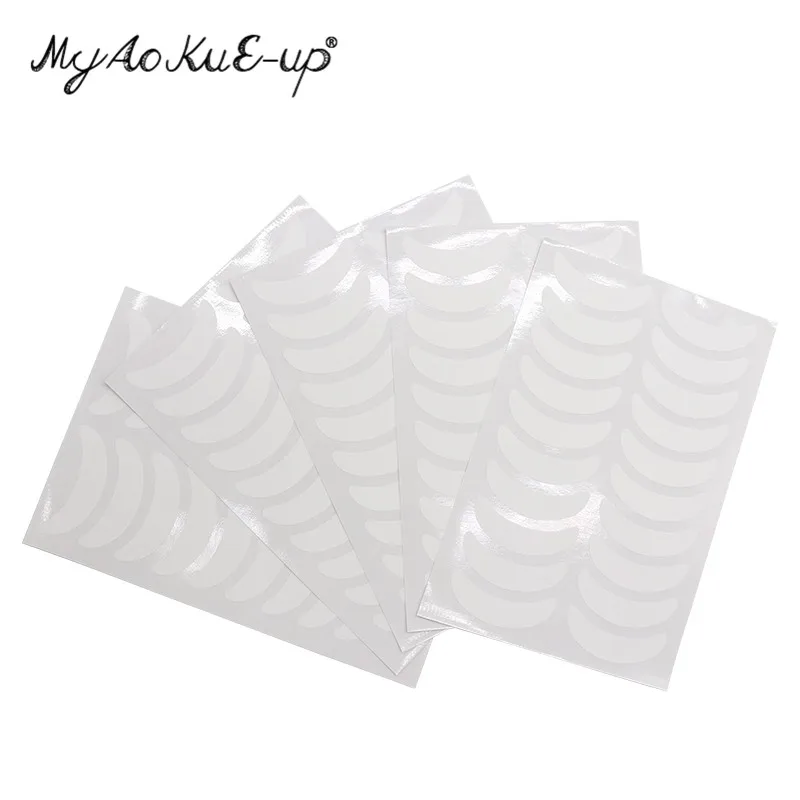 Eye Stickers 50 pairs Paper Patches Under Eye Pads For False Eyelash Extension Patches Eye Tips Sticker Wraps Make Up Tools