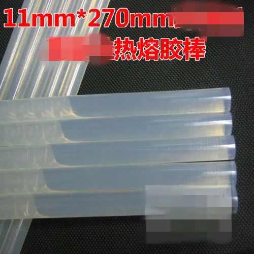 20Pcs Red Black Clear Transparent Hot Melt Glue Gun Adhesive Sticks 11mm x 270mm for Crafting Models