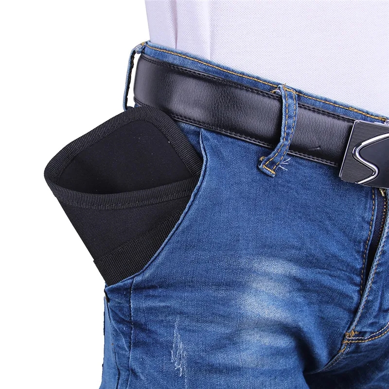 Tactical Concealed Gun Holster Pocket Right/Left Hand Handgun Holder Bag Padded Hidden Pistol Holster Hunting Accessories