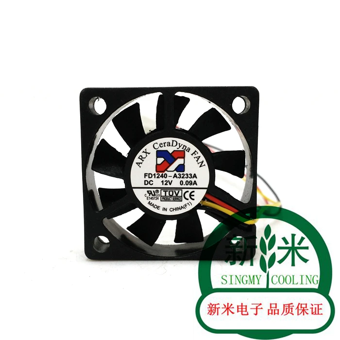 

NEW ARX CeraDyna fan 4010 3 lines 12V 0.09A 4CM 4CM silence FD1240-A3233A cooling fan