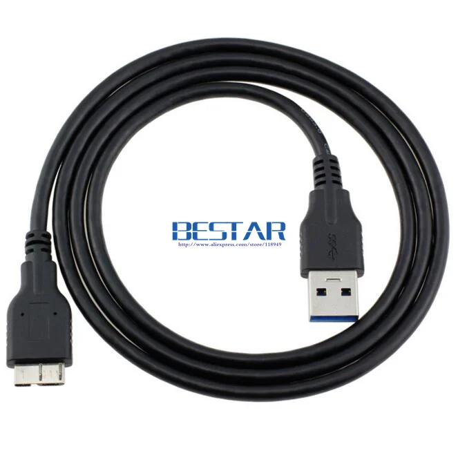 مايكرو-B USB 3.0 مايكرو B قصيرة كابل بيانات مزامنة رقيقة كابل 30 سنتيمتر 60 سنتيمتر 1M 3M ل اسي P9220 P9223 وعرة البسيطة ضئيلة WD جواز سفري