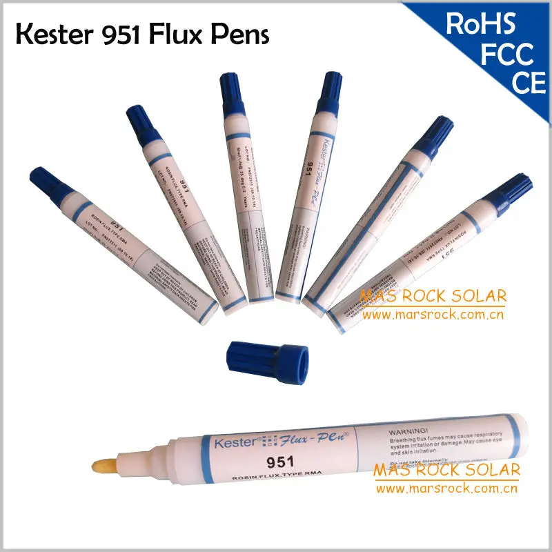 2pcs/Lot Wholesale Kaster 951 Flux Pen for DIY Solar Cells Solder, 10ml Solar Cells Solder Flux Pen, Good Quality,Factory Direct