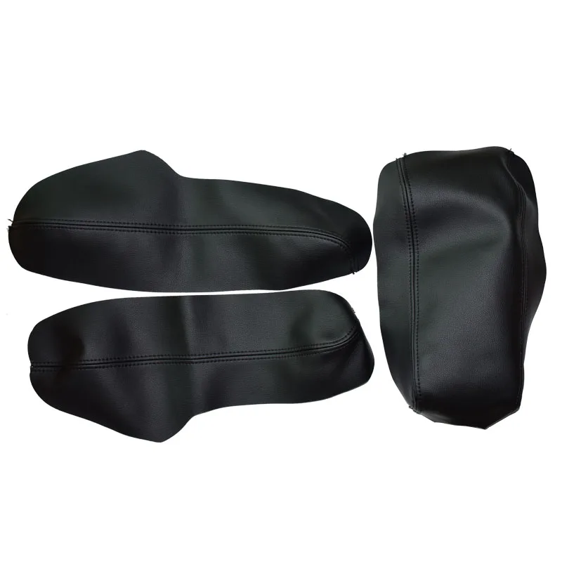 SRXTZM 3pcs/set Center Console Lid Armrest Box Microfiber Leather Protective Cover Trim For Honda Civic 10th Gen 2016 2017 2018