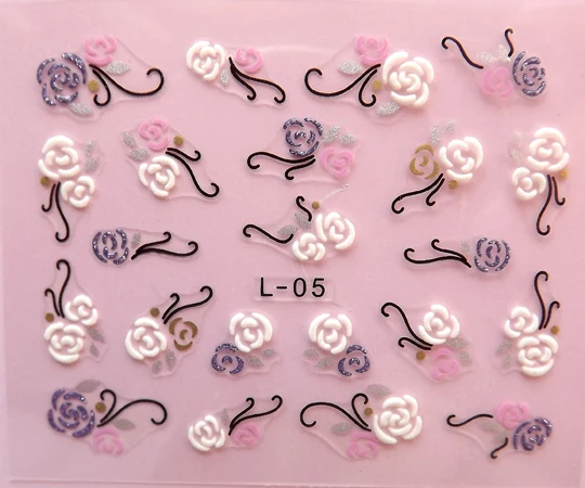 wholesale latest 3D vogue shiny bride false nail patch sticker Halloween Holiday XMAS Nail tatoo 1000pcs/lot free EMS shipping