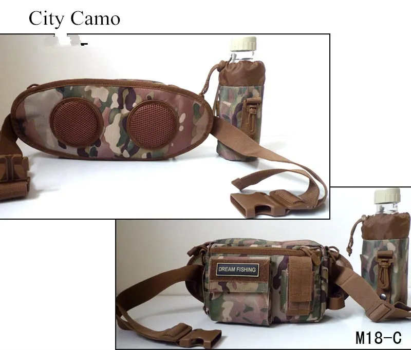 Bolsa de Pierna M18 Pesca – Nylon 2000D Compartimentos Cañas - imagen 3