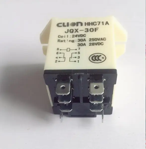 Intermediate relay HHC71A-2Z / JQX-30F 2Z 30A power relay 8pin DC12V DC24V AC110V AC220V