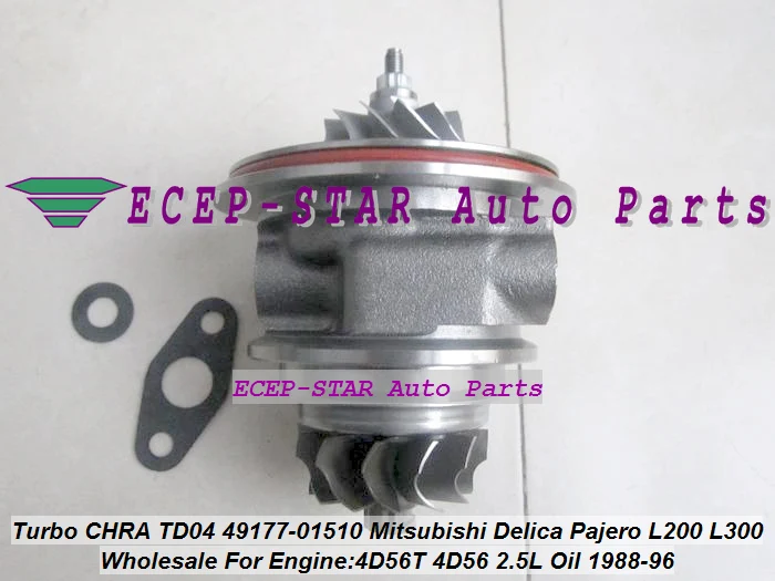 ww Oil Co TURBO Cartridge CHRA TD04 49177-01510 49177 01510 4917701510 MD168054 For Mitsubishi Shogun Pajero L200 L300 4D56 2.5L