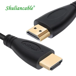 Shuliancable cable HDMI 1m-20m cables de vídeo 1,4 1080P 3D cable chapado en oro de alta velocidad para HD TV XBOX PS4 computadora