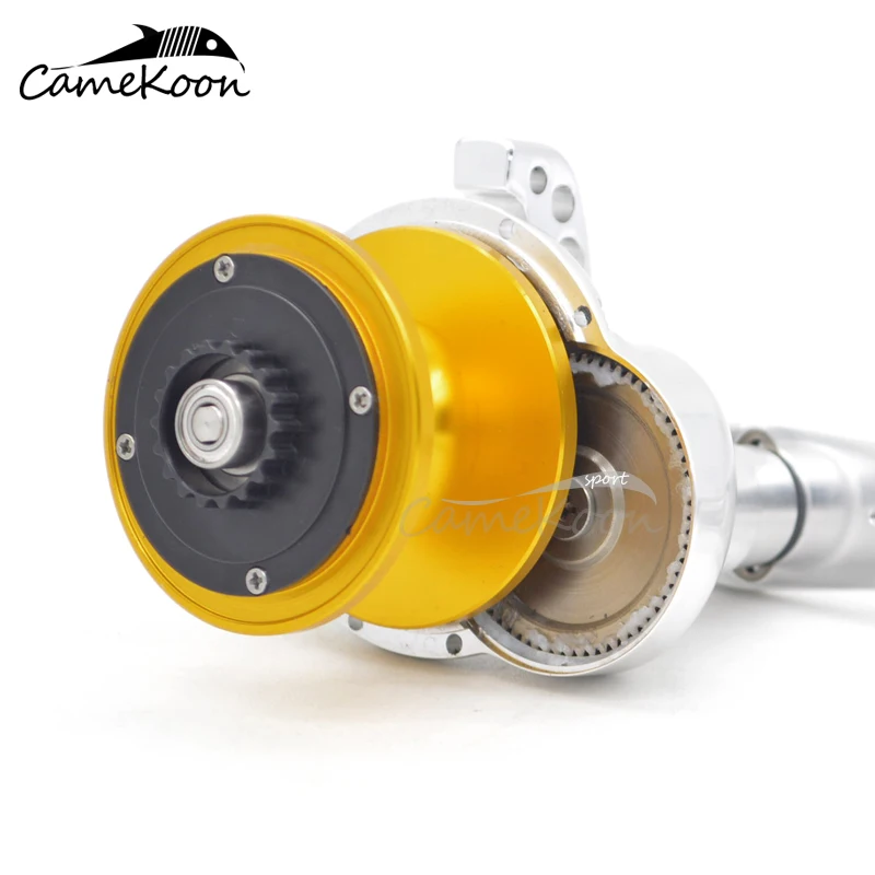 CAMEKOON Slow Jigging Fishing Coil 28KG Lever Drag Conventional Reel Gear Ratio 4.9:1 Smooth Saltwater Big Game Trolling Wheel