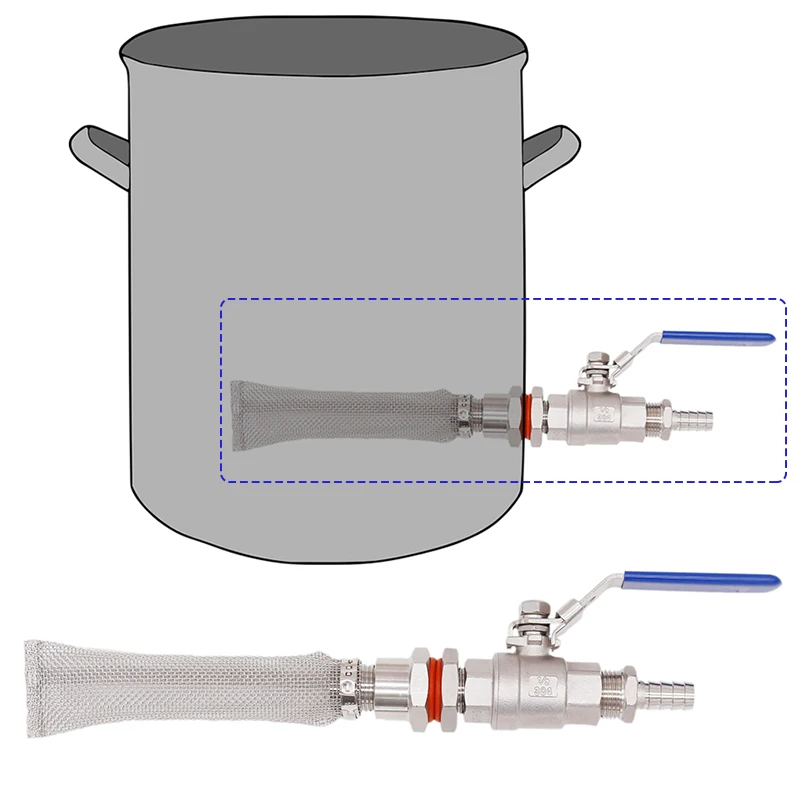 Homebrew Weldless Kettle/Keg Convert Kit w/ 6