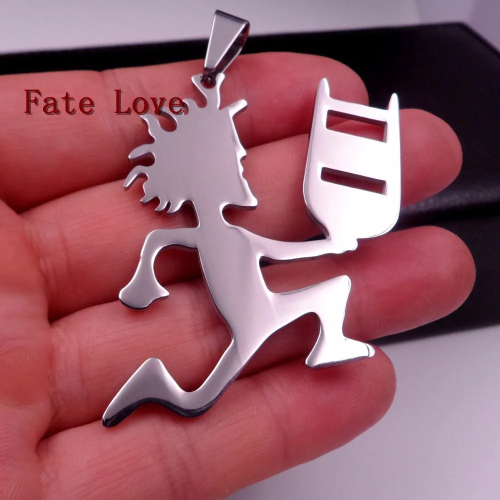 Fate Love 5pcs in bulk Hatchet Man ICP Pendant Juggalo Grade Stainless Steel Men's Charms Pendant Fashion Gifts