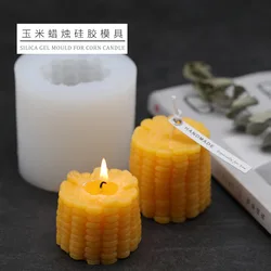 New The Corn shape Silicone Mold Candle Mold Cake Soap Mould Maize DIY Handmade Candle Molds