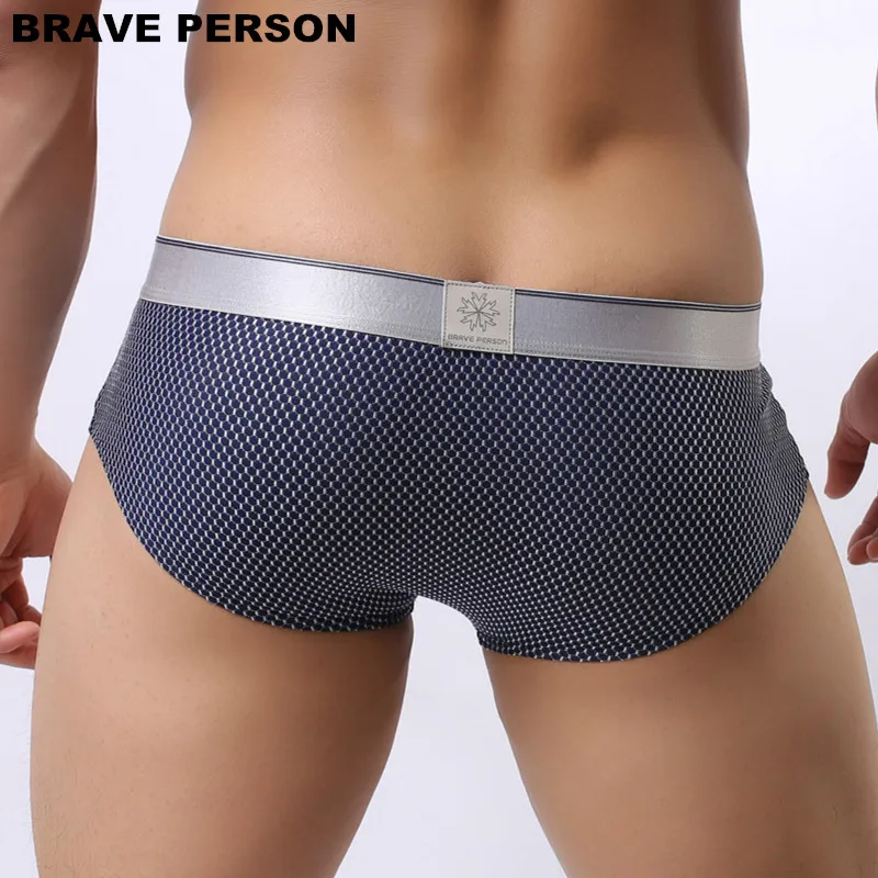 BRAVE PERSON Brand Underwear Men Sexy Briefs High Quality Nylon Boxer Briefs Male Panties Fashion Men\'s Underpants B1152