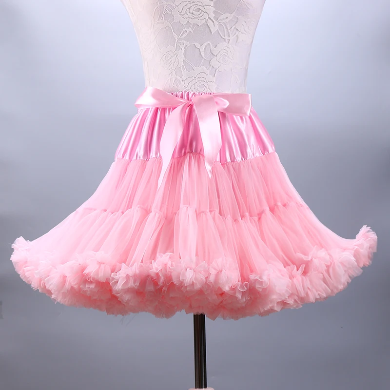 2018 ใหม่ hot Ball Gown กระโปรง Swing ชุดสั้น Petticoat Lolita คอสเพลย์ Petticoat Ballet Tutu กระโปรง Rockabilly Crinoline