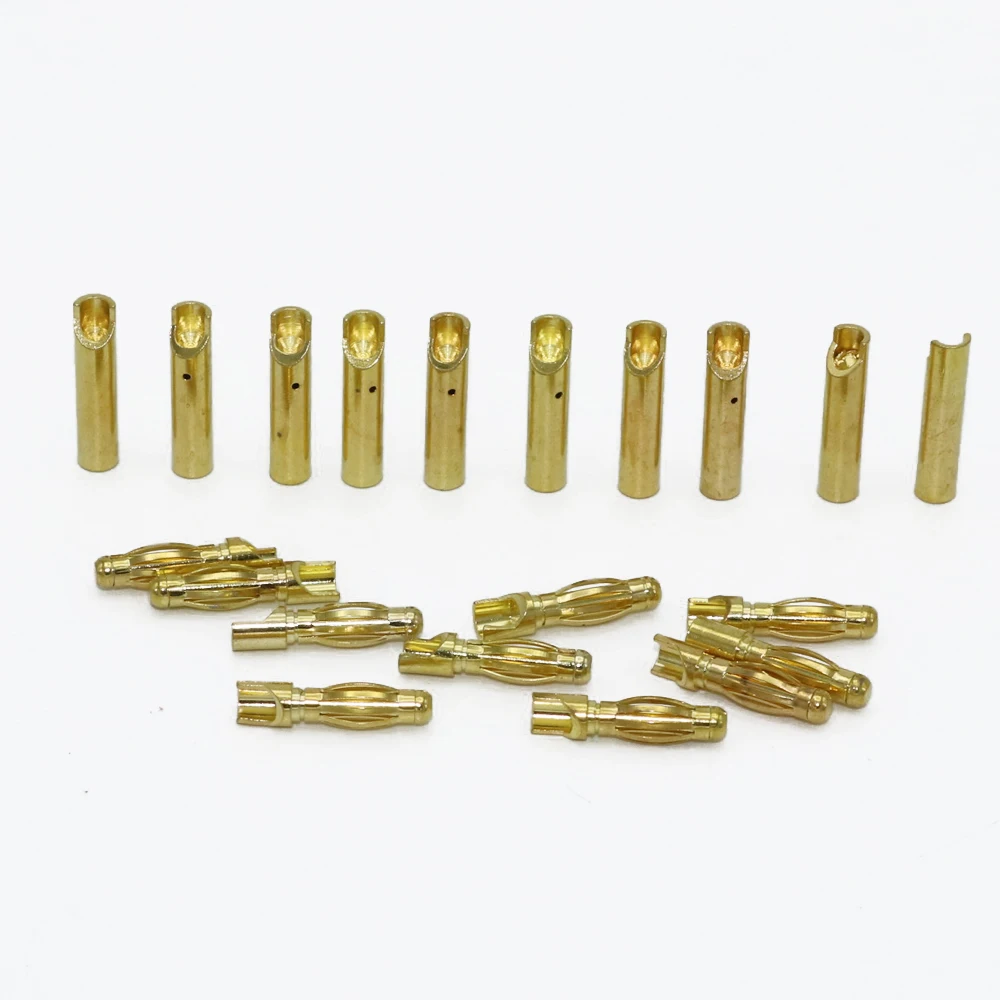 20pcs/lot 3.5MM 4.0mm 4.5MM Banana Plug Male & Female Cross the Slot For RC Multi Rc Model Parts (10 pair)