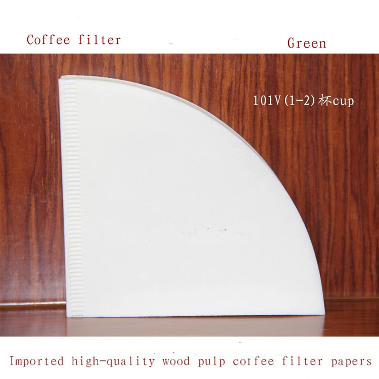 

High quality v01/v02(50pcs) wood pulp coffee filter paper/drip coffee maker paper filterhand drip brewer paper coffee filter