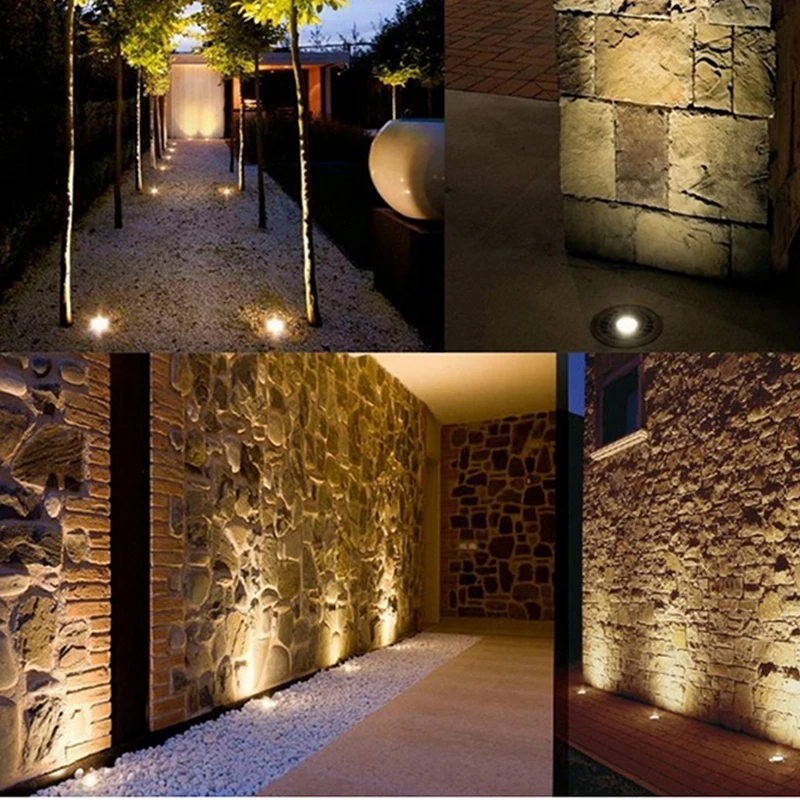 Wasserdichte Led Licht Garten Unterirdischen 1W 3W 5W 10W IP67 Outdoor Begraben Garten Pfad Spot Einbau inground Beleuchtung