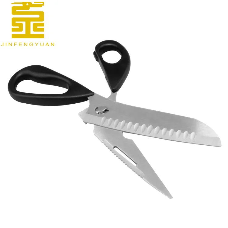 stainless steel kitchen shear multi function kitchen knife detachable blade scissors ABS shealth