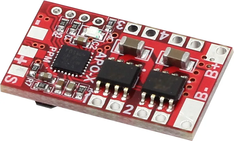 

APO-X 3A ESC PPM signal input 4-channel control motor 3A per channel