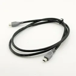 1pc Mini USB Type B Male To Micro B Male 5 Pin Converter OTG Adapter Lead Data Cable 20cm / 1M 3FT