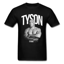 Iron Mike Tyson T-shirt For Man MMA Fighter T Shirt Mens 3D Clothing Classic Black Tshirt Hip Hop Tees Cotton Tops Cool