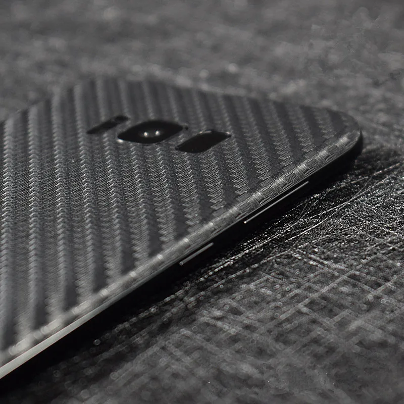 3D Carbon Fiber Skins Film Wrap Skin Phone Back Paste Film Sticker For SAMSUNG S20 Ultra S10 Plus S10e S9 S8+ Note 10+ Note 8 9