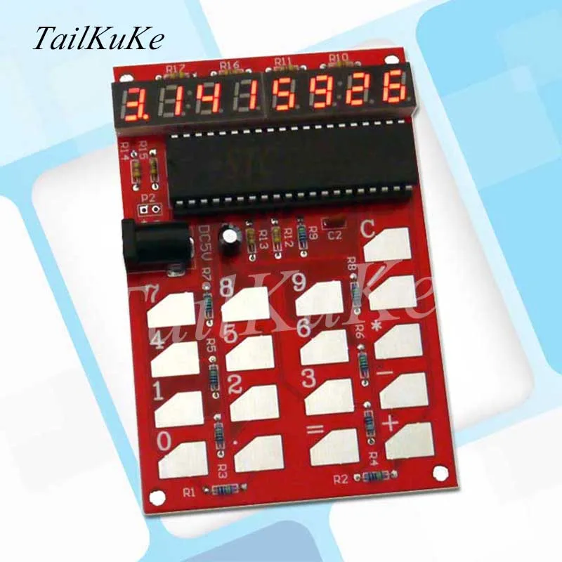 Touch Button Touch Button Calculator Single Chip Electronic Production Pcb Kit Parts