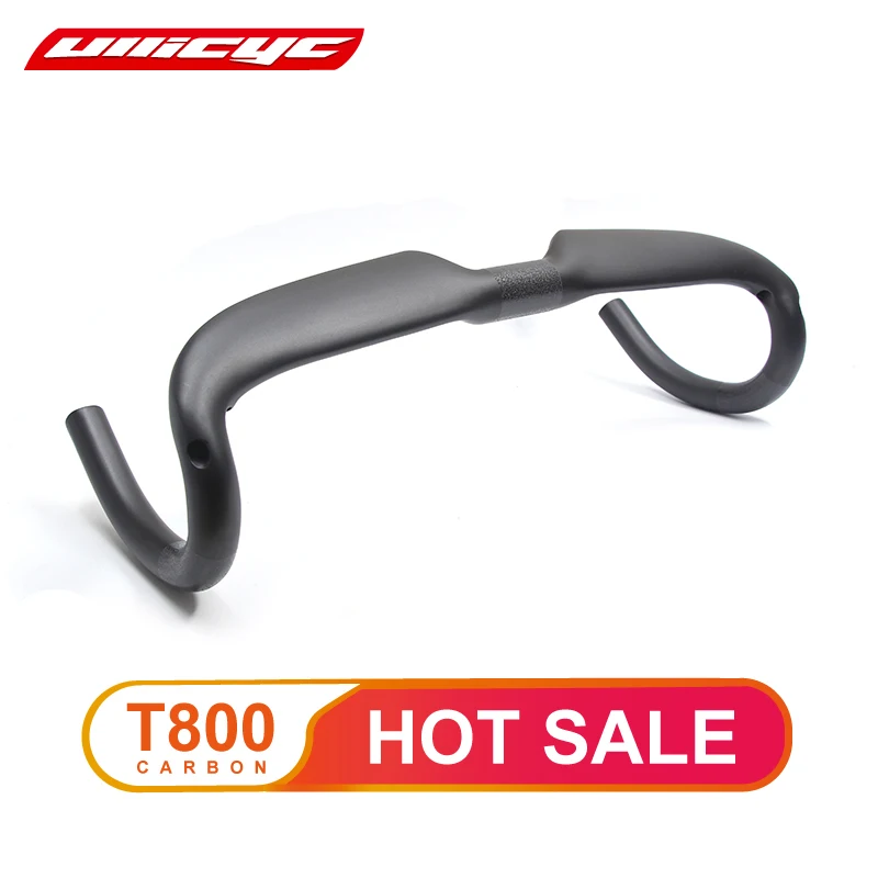 ULLICYC Road bicycle racing  Matte/Gloss full carbon handlebar internal cable carbon bike handlebar 31.8*400/420/440mm WB240