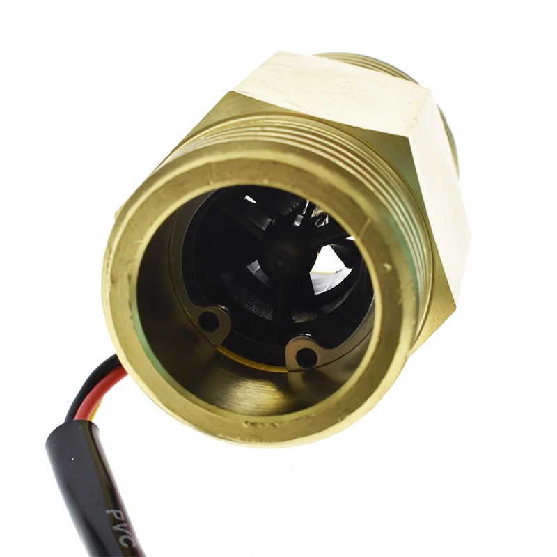Water Flow sensor Hall Sensor Switch Flow Meter DN25 brass water meter Industrial turbine flowmeter 1 Inch water flow sensor