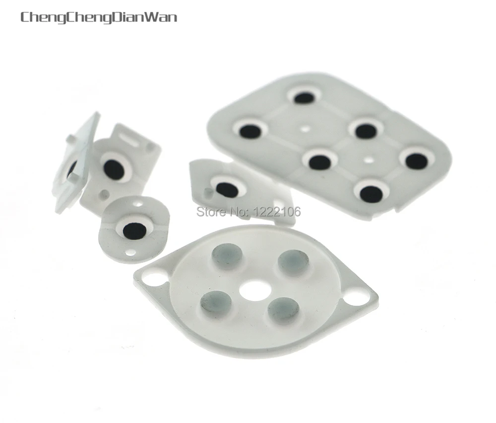 50sets NEW Rubber Repair Replacement Parts for N64 N 64 Controller Joy Pad Silicon Pad Conductive buttons