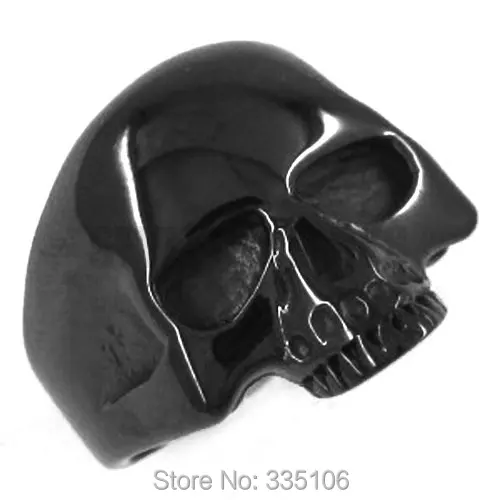 Classic Skull Biker Ring Stainless Steel Jewelry Mens Boys Gift Wholesale SWR0036A