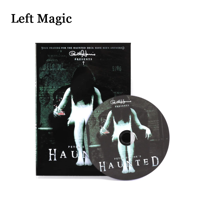 Paul Harris Presents Haunted Ghost Move Card Magic Tricks (DVD+Gimmick) Stage Close Up Props Accessory Illusion Magic Magician