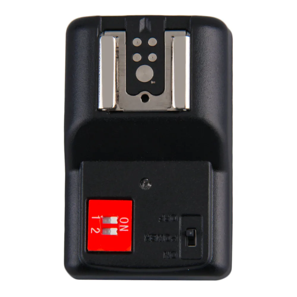 สากล4ช่องส่งสัญญาณวิทยุไร้สายแฟลชทริกเกอร์ตั้งกับเครื่องรับPT-04GYรับกล้องPC Syncสายไฟสำหรับสตูดิโอแฟลช