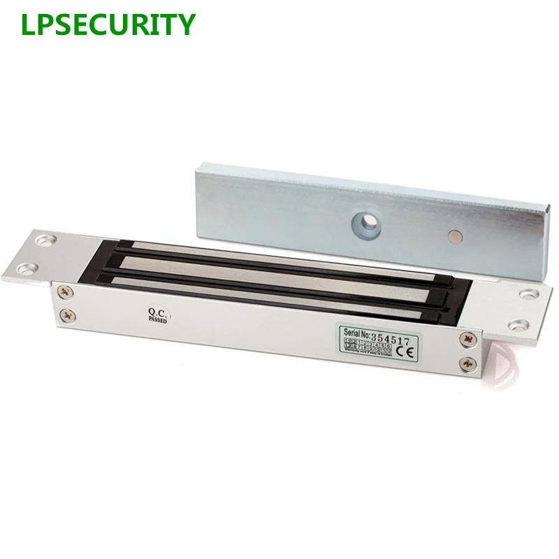 

LPSECURITY 180kg/350lbs concealed electric magnetic gate door door built-in mounting