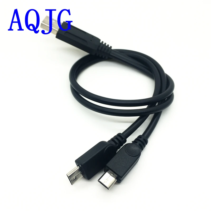 1pcs sub-second data transfer cable 2 Micro USB splitter for two Android tablet female to male newest