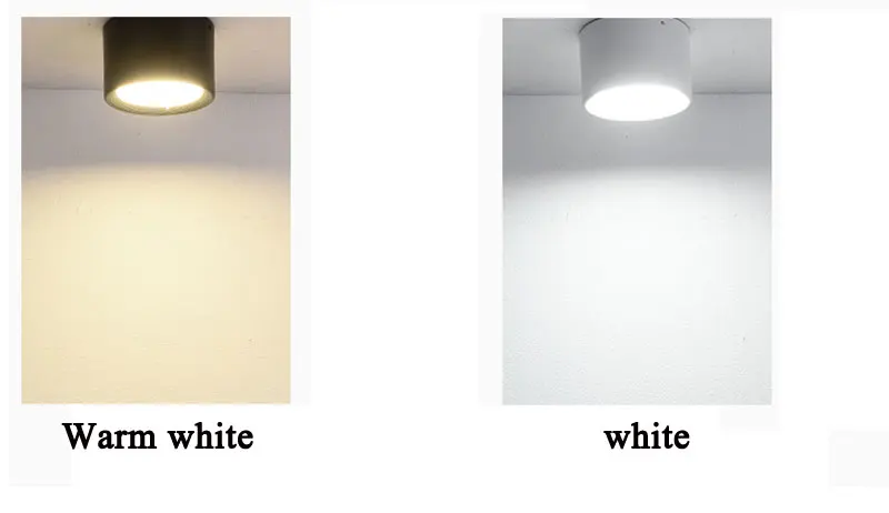 LED Surface Mounted Downlight Ceiling Spot Light 220V  7W 9W 12W 15W  Down Light Lamp for Home Lighting Kitchen Corridor Shop