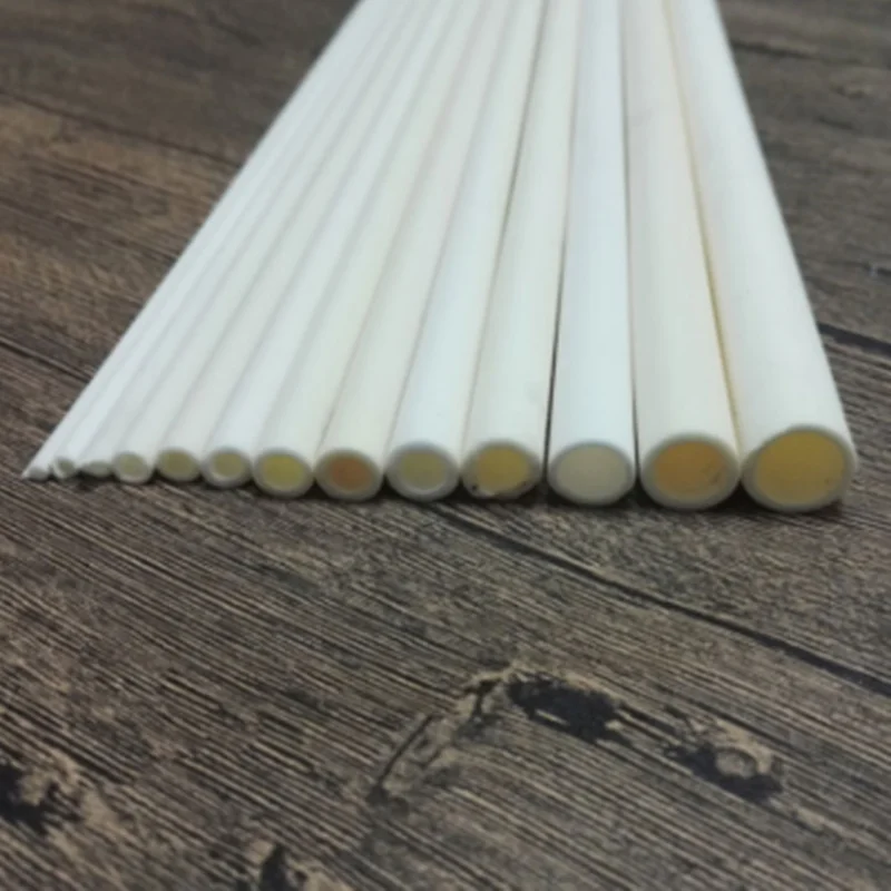 High temperature resistant, corrosion resistant, wear resistant ceramic tube Corundum alumina burning tube OD6*ID4 Length250mm