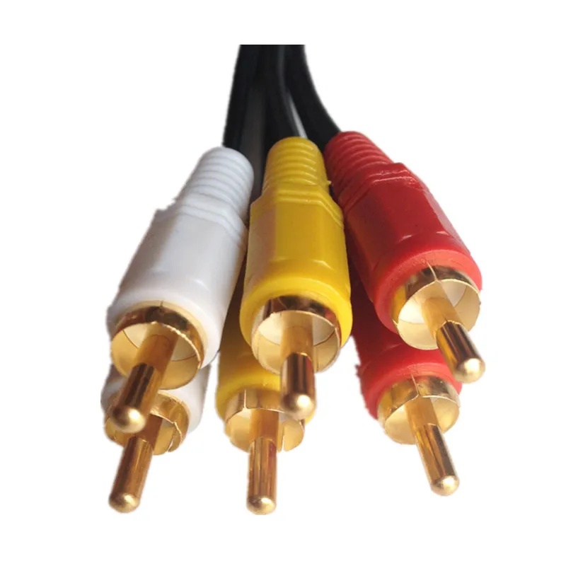 ZUCZUG 3RCA Male to 3 RCA Male Composite Audio Video AV Cable Plug 3X RCA Retail & Wholesale 1.5M 3M 5M 10M 15M 20M 10 FT