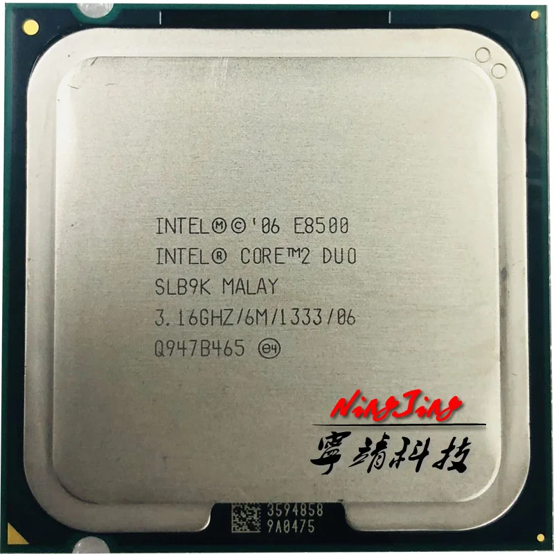 Intel Core 2 Duo E8500 3.1 GHz Used Dual-Core CPU  6M 65W  LGA 775