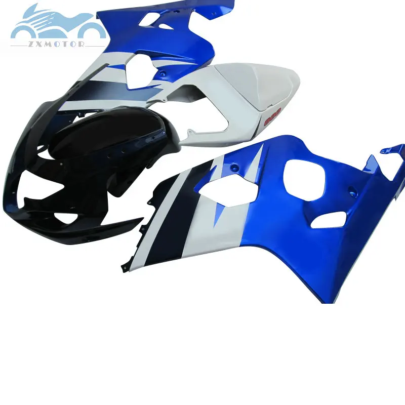 Parts motorcycle Fairing kits for SUZUKI 2004 2005 GSXR600 750 sport racing fairings kit 04 05 GSXR750 GSX R600 K4 blue bodywork