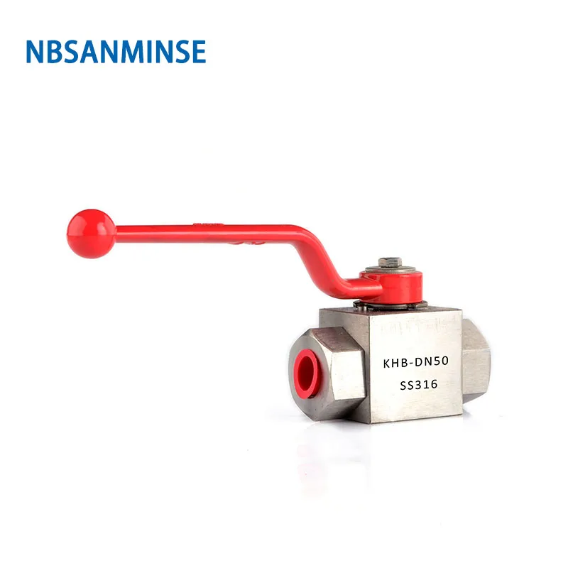 Stainless Steel High Pressure Ball Valve KHB with NPT G 2  Anti corrosion design Engineer Industry Application NBSANMINSE