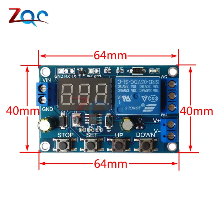 18650 Lithium Battery Charger Board with Over Charge Discharge Protection 6-40V Integrated Circuits Board Module