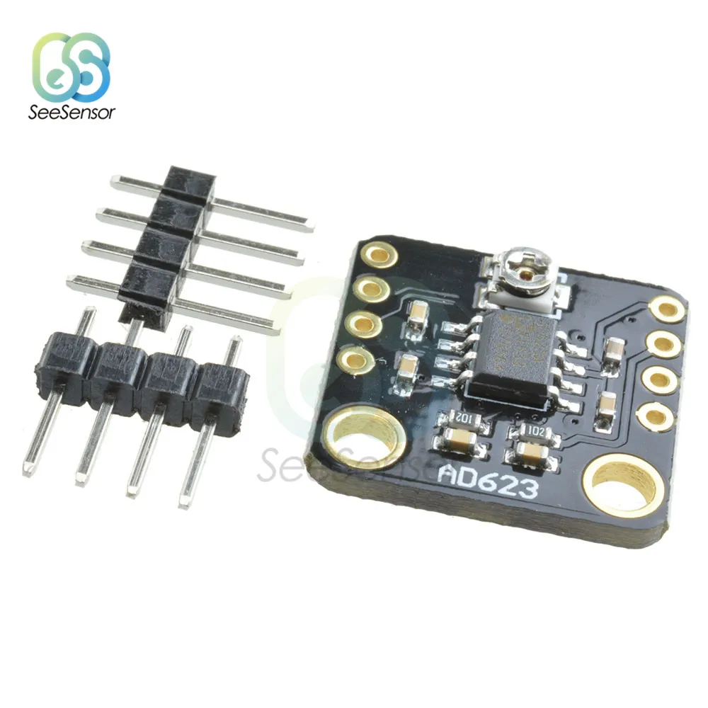 AD623 Instrumentation Amplifier Module Max. 200Hz Digital DC Medical Instrument Amplifier Board Module Programmable Gain