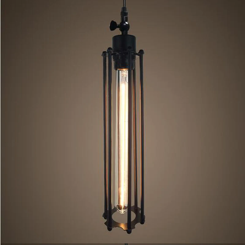 

Vintage pendant light industrial style LED pendant lamp living room dining room bedroom balcony bar creative iron pendant light