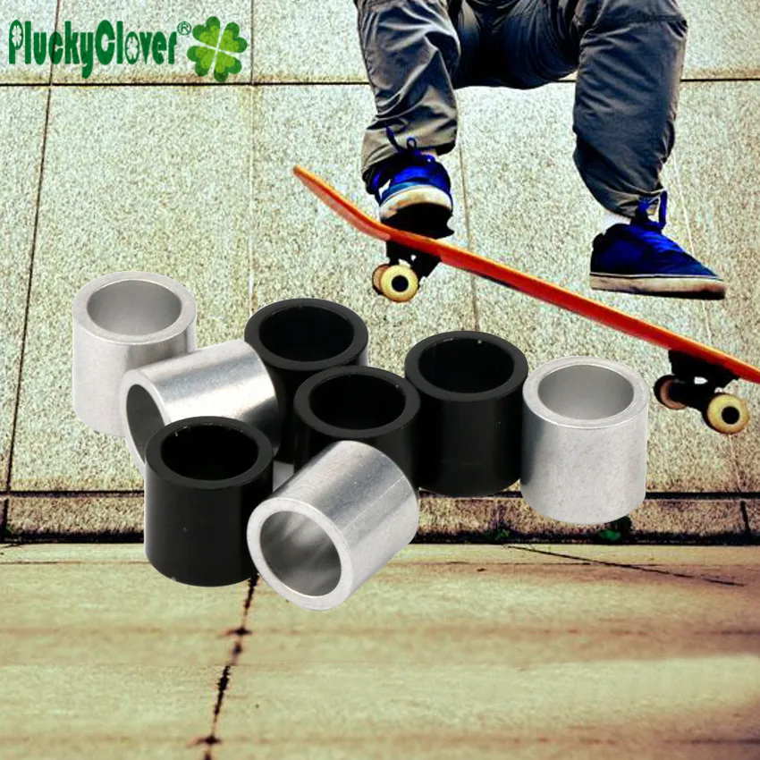 4pcs/lot Inline Roller Skates Spacer Aluminum Alloy Slalom Longboard Bearings Bushing Skate Shoes Skateboard Sleeve UFO Spacers