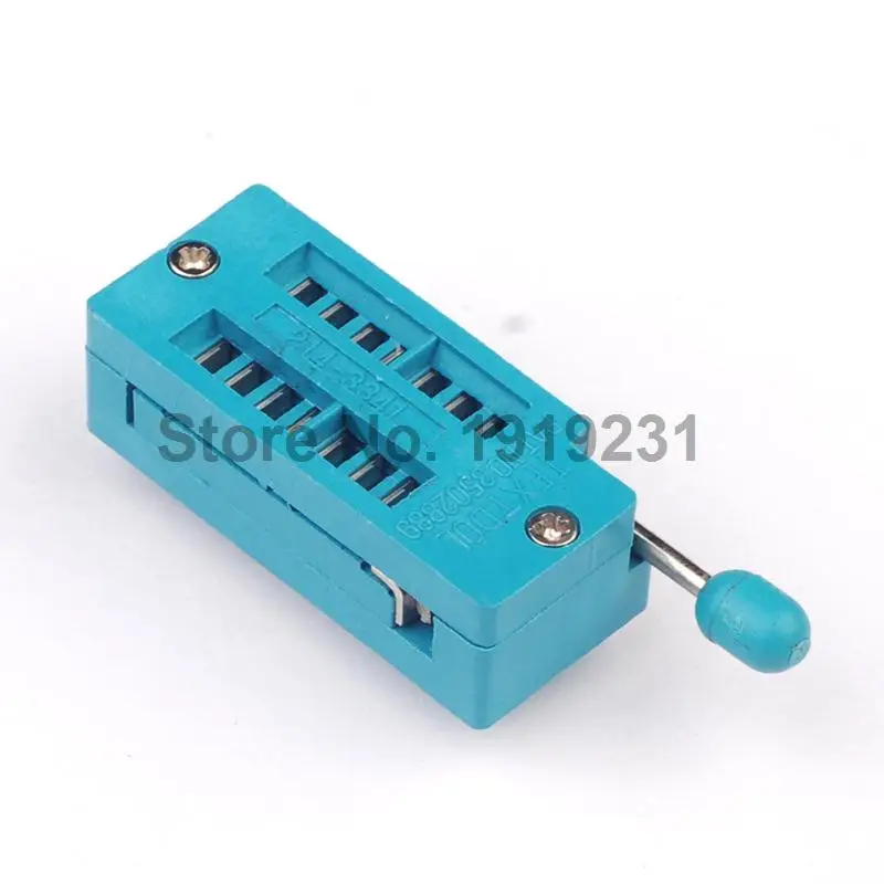 50PCS IC Test Universal ZIF Socket 14pin 14 pin dip 2.54mm IC Socket pitch