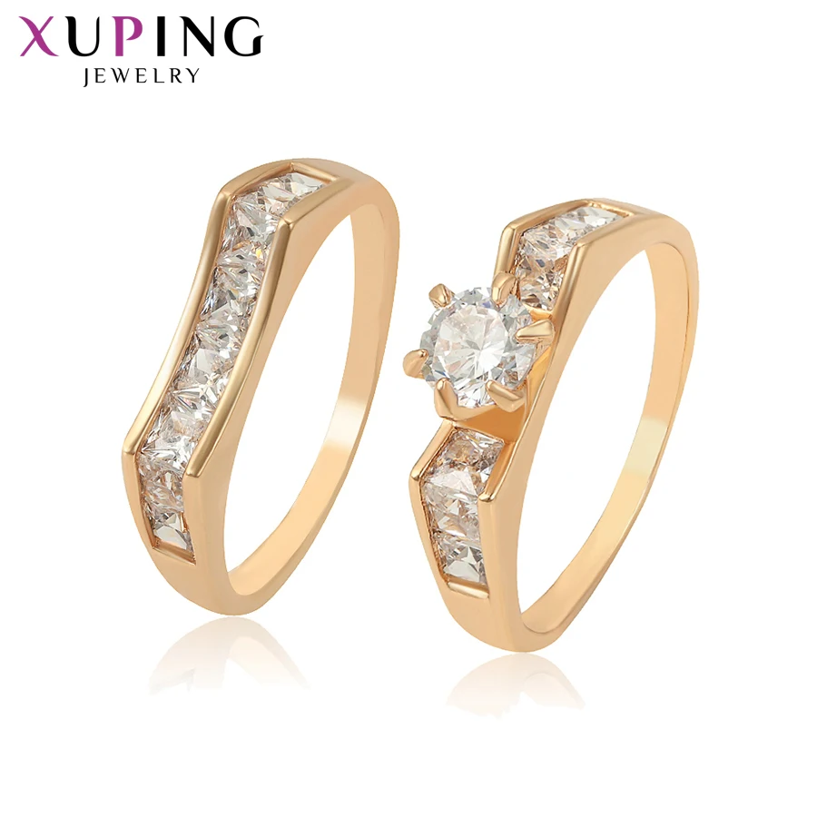 

Xuping Jewelry Romantic Lovely Couple Ring for Women Exquisite or Vintage Engagement Simple Gifts 16206